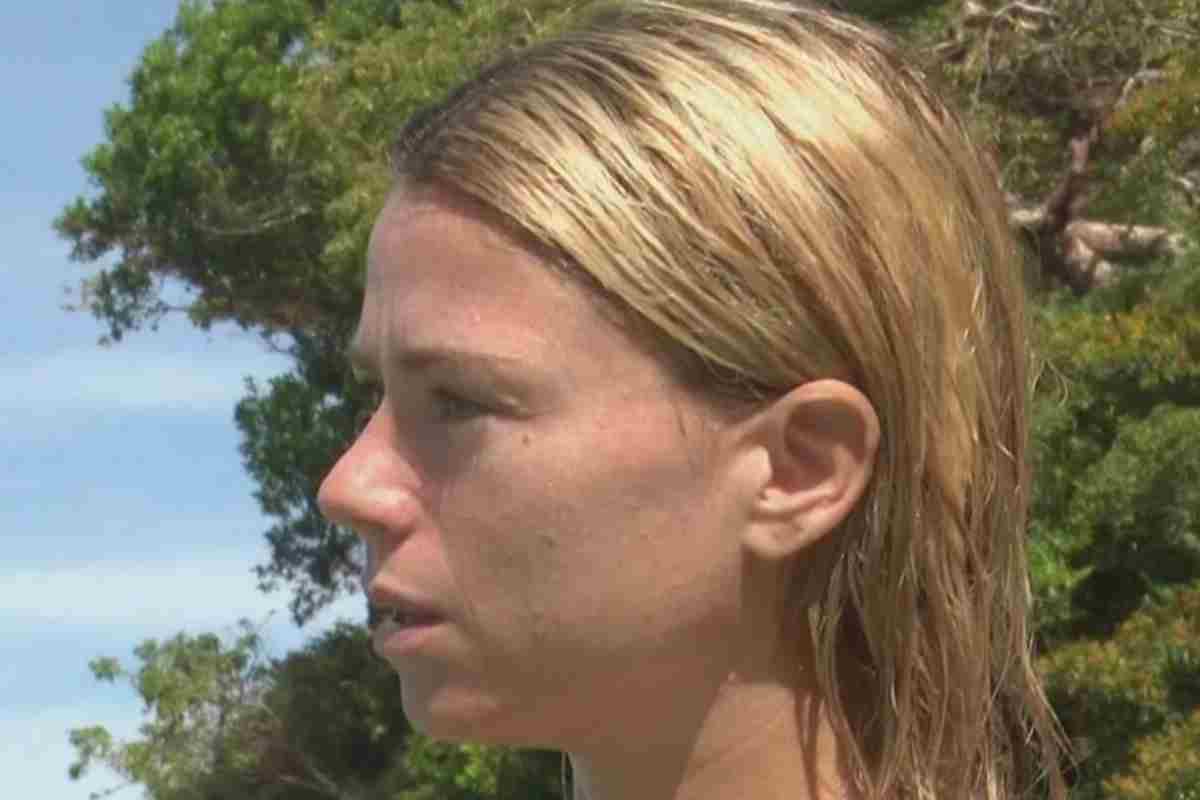 Un momento di Camila Giorgi a L'Isola dei Famosi