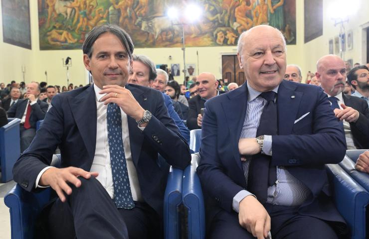 Simone Inzaghi e Marotta