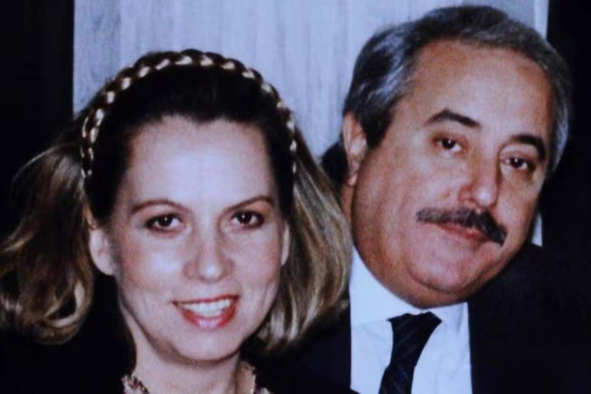 Francesca Morvillo con Giovanni Falcone
