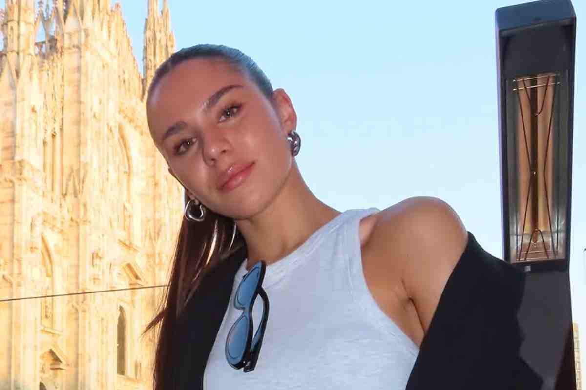 Benedetta Vari a Milano in una foto Instagran