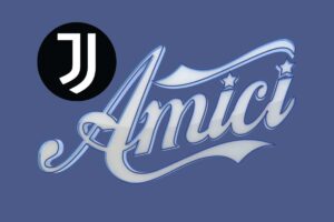 logo amici e simbolo juventus