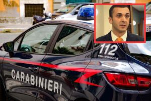 auto dei carabinieri e foto di emanuele de maria