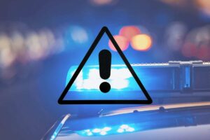 polizia e segnale di allarme