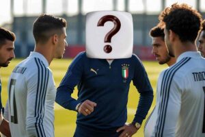 Un allenatore della nazionale italiana e un punto interrogativo sul volto
