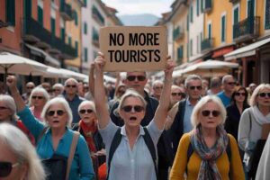 manifestazioni contro il turismo di massa