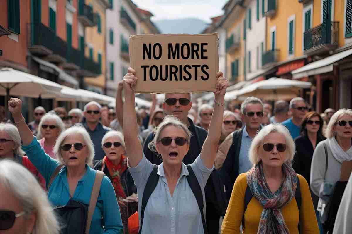 manifestazioni contro il turismo di massa