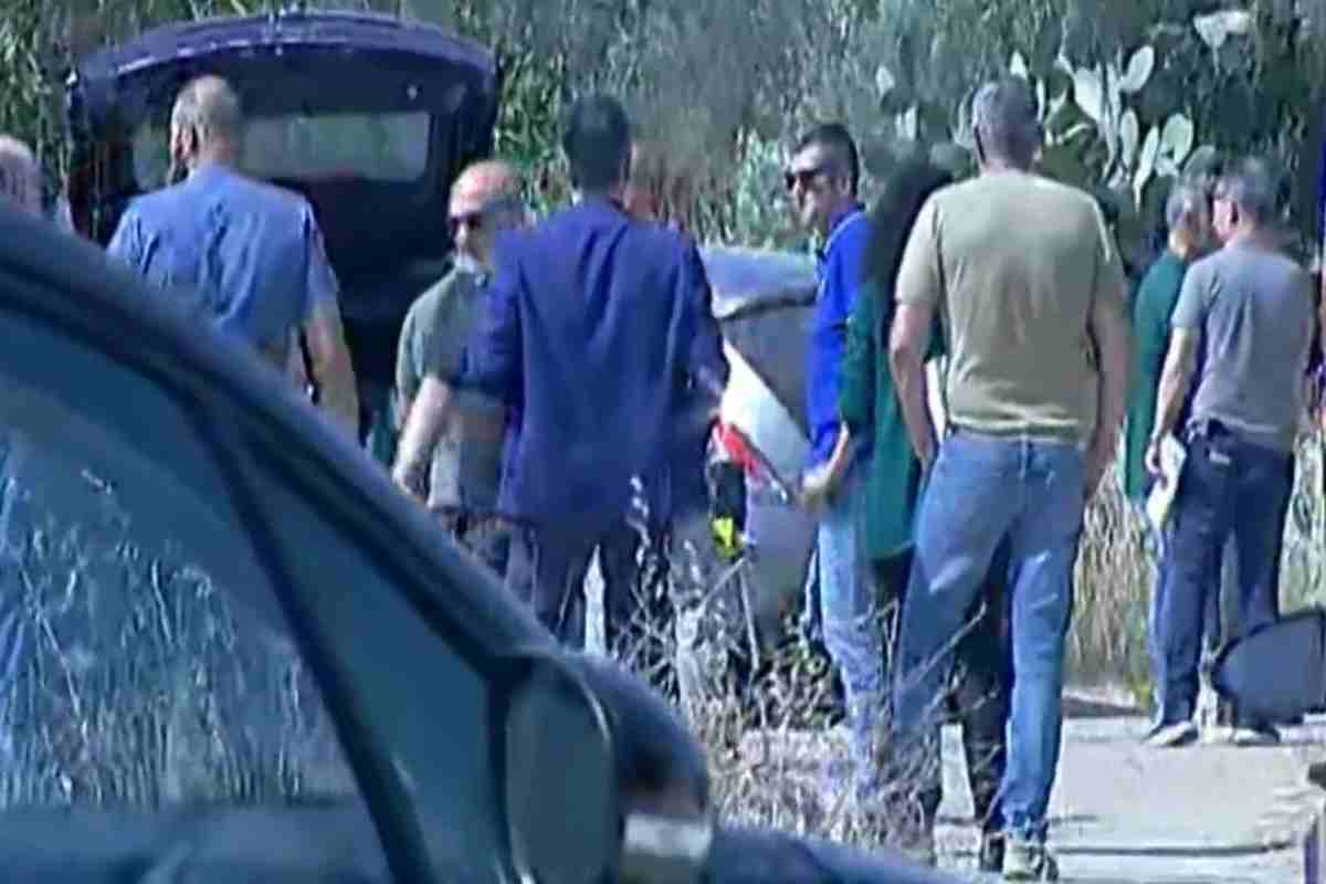Il luogo dove è avvenuta la sparatoria in cui è morto Carlo Legrottaglie