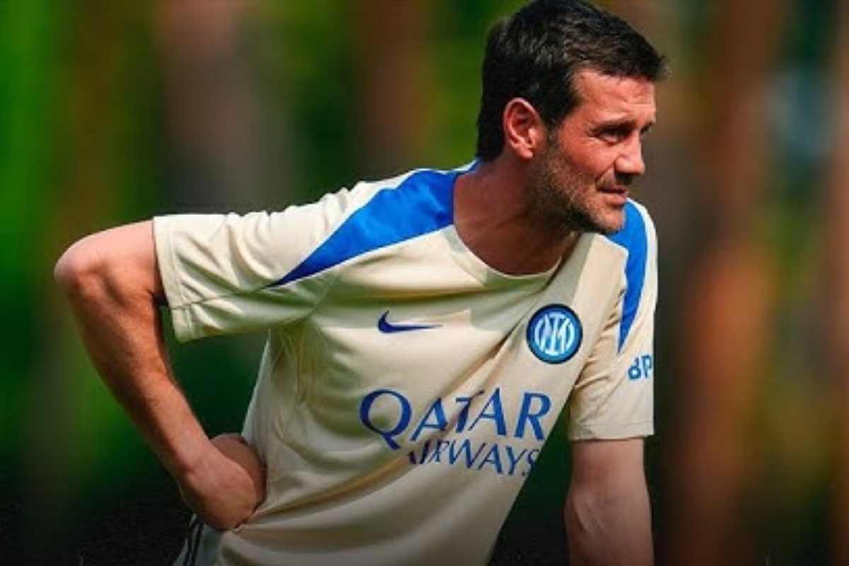 chivu in una sessione di allenamento