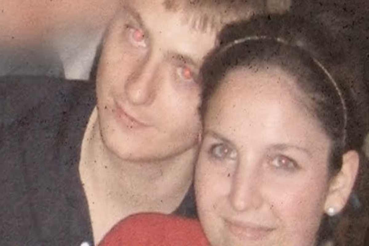 una foto di Alberto Stasi con Chiara Poggi