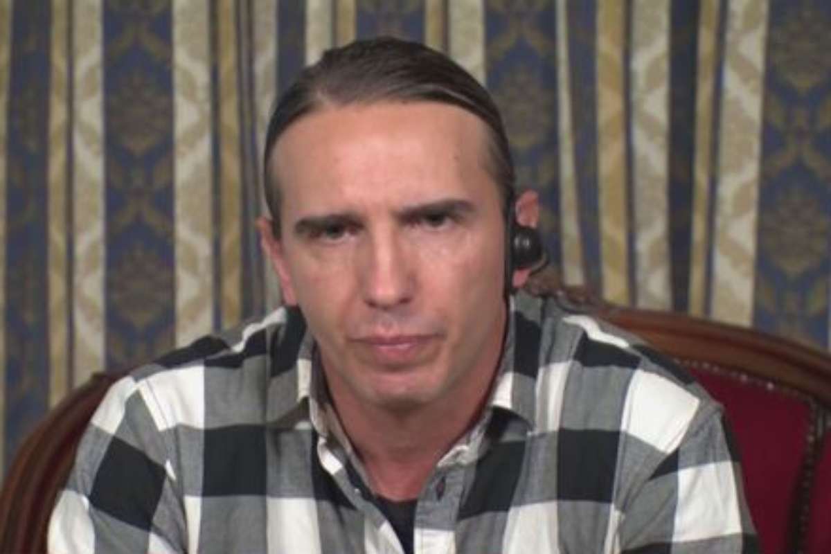 Mario Maccione in un'intervista tv