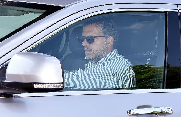 Fabio Paratici in auto