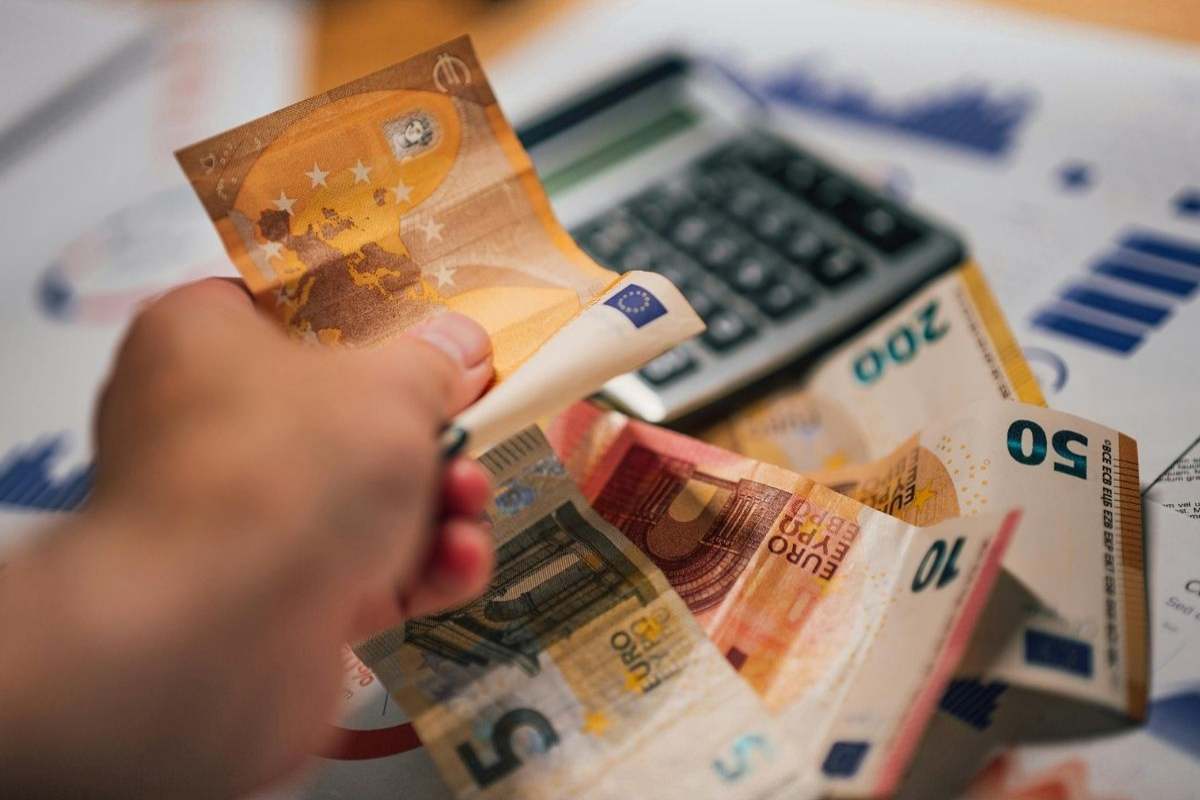Pagamento con banconote euro