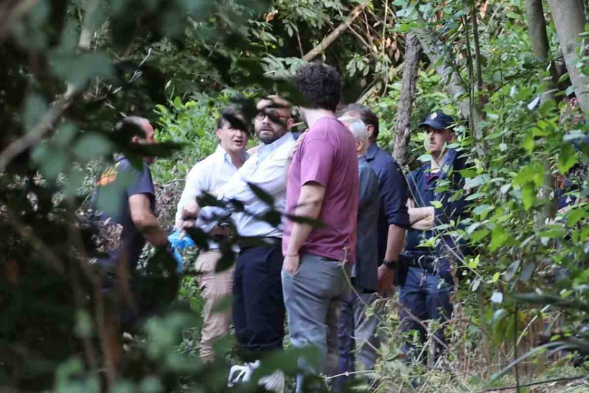 Polizia a Villa Pamphili dopo l'omicidio