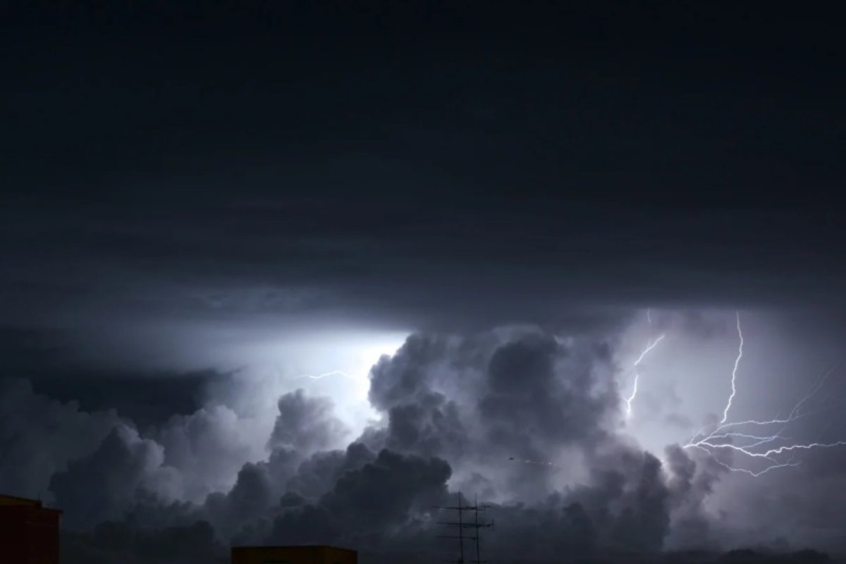 Temporale con fulmini