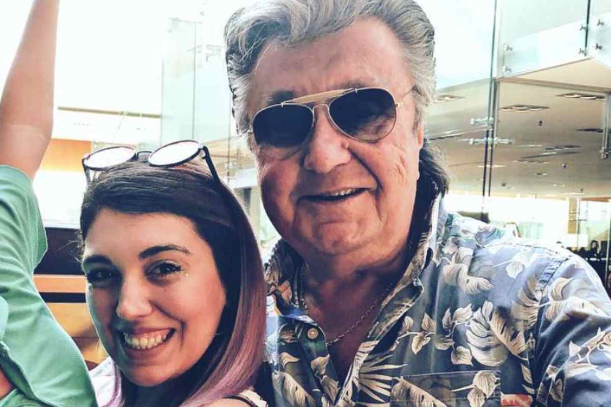 Una delle poche foto di Veronica con il papà
