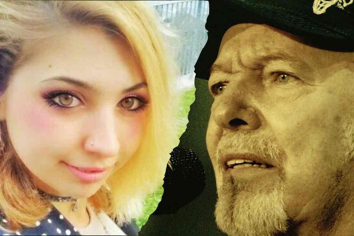Alba Chiara Baroni e Vasco Rossi in un collage