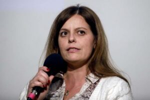 ilaria salis al microfono