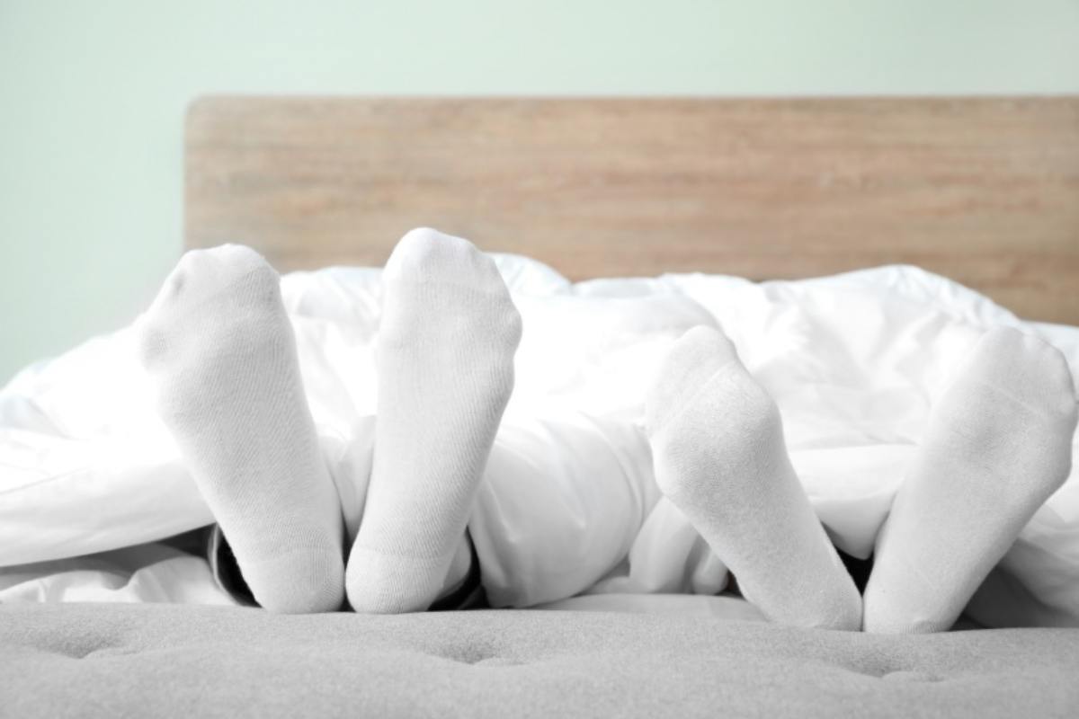 Coppia a letto