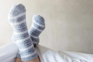 Dormire con i calzini