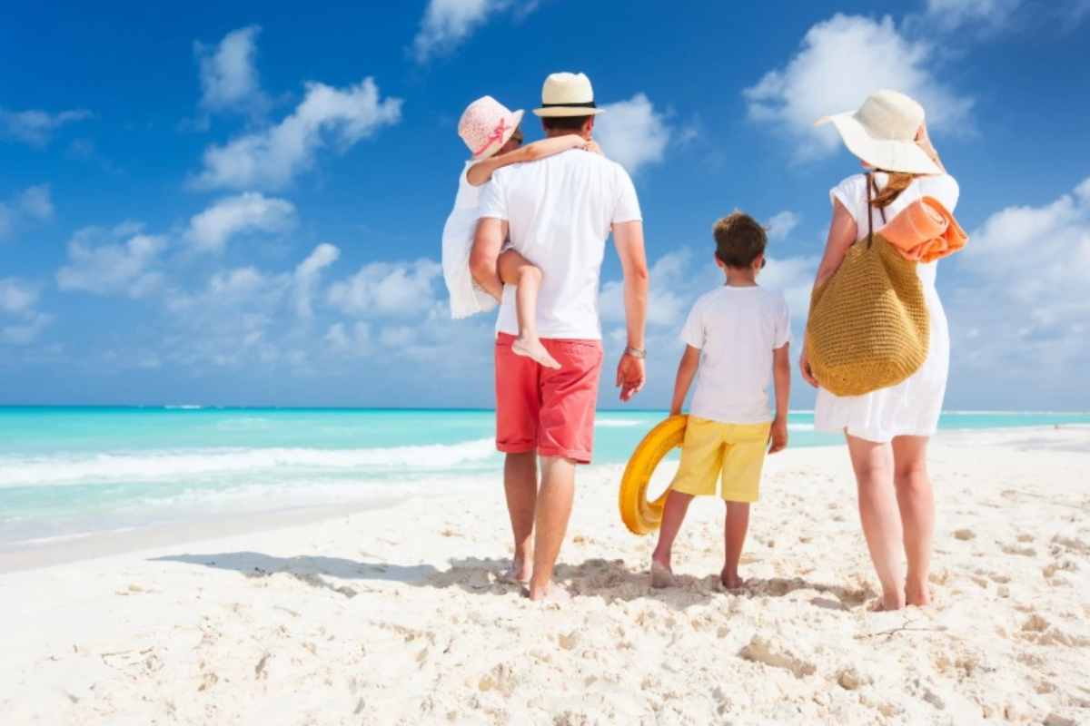 Famiglia in vacanza