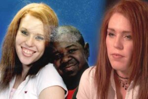 La moglie di Gary Coleman in uno studio televisivo