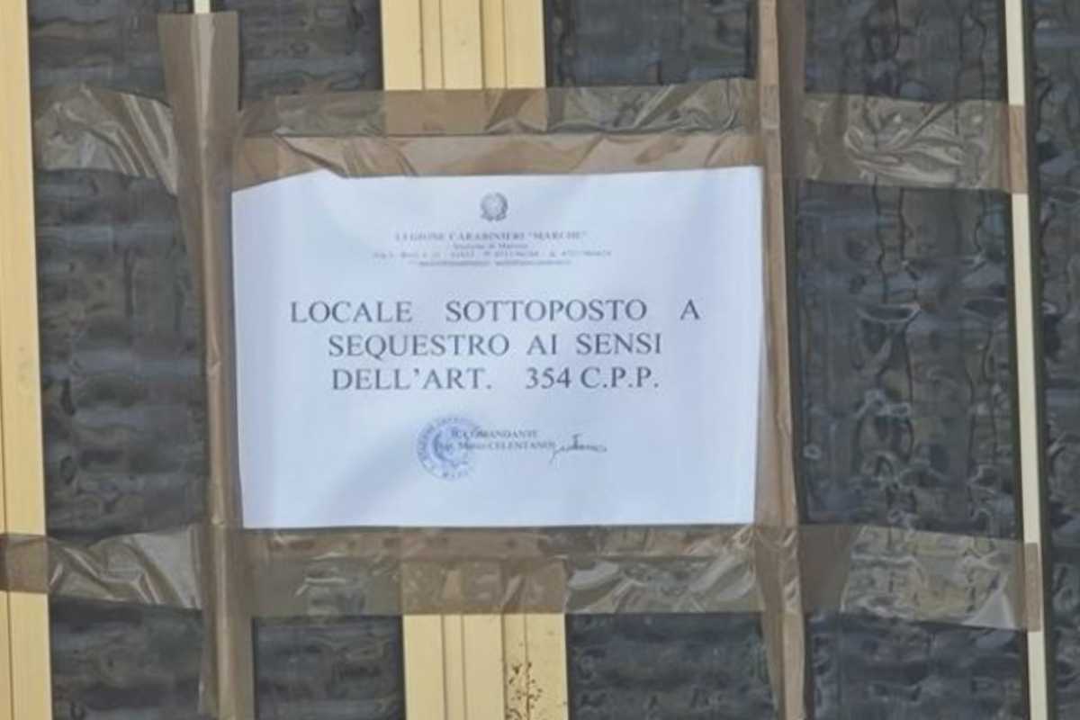 La casa della vittima posta sotto sequestro