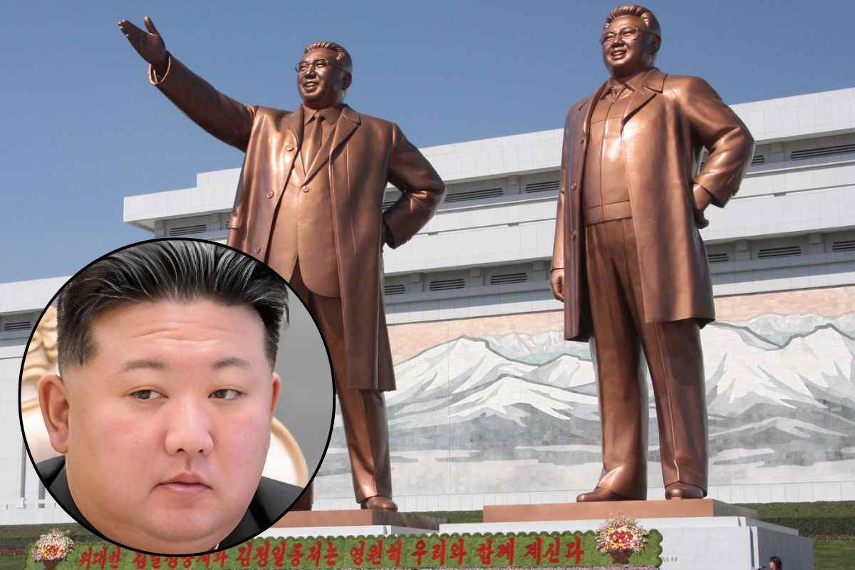 Le statue dei Leader della Corea del Nord