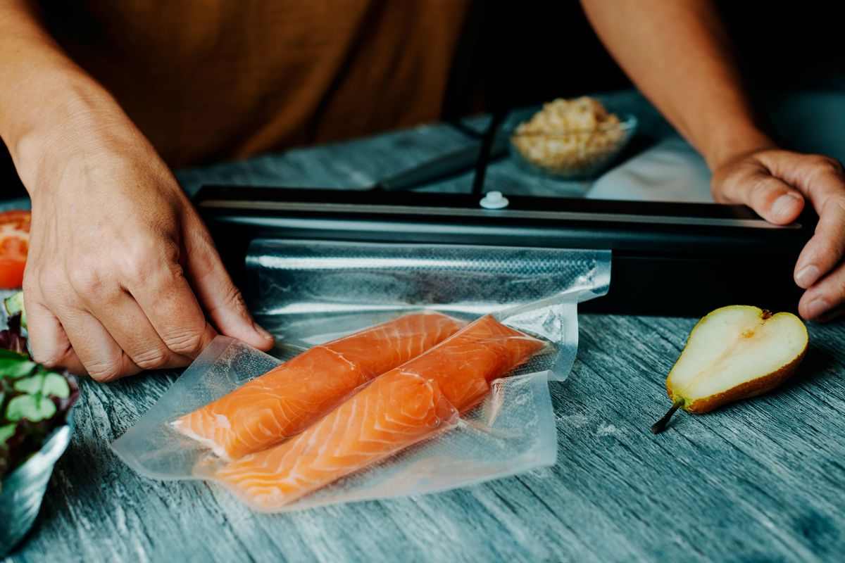 Salmone confezionato