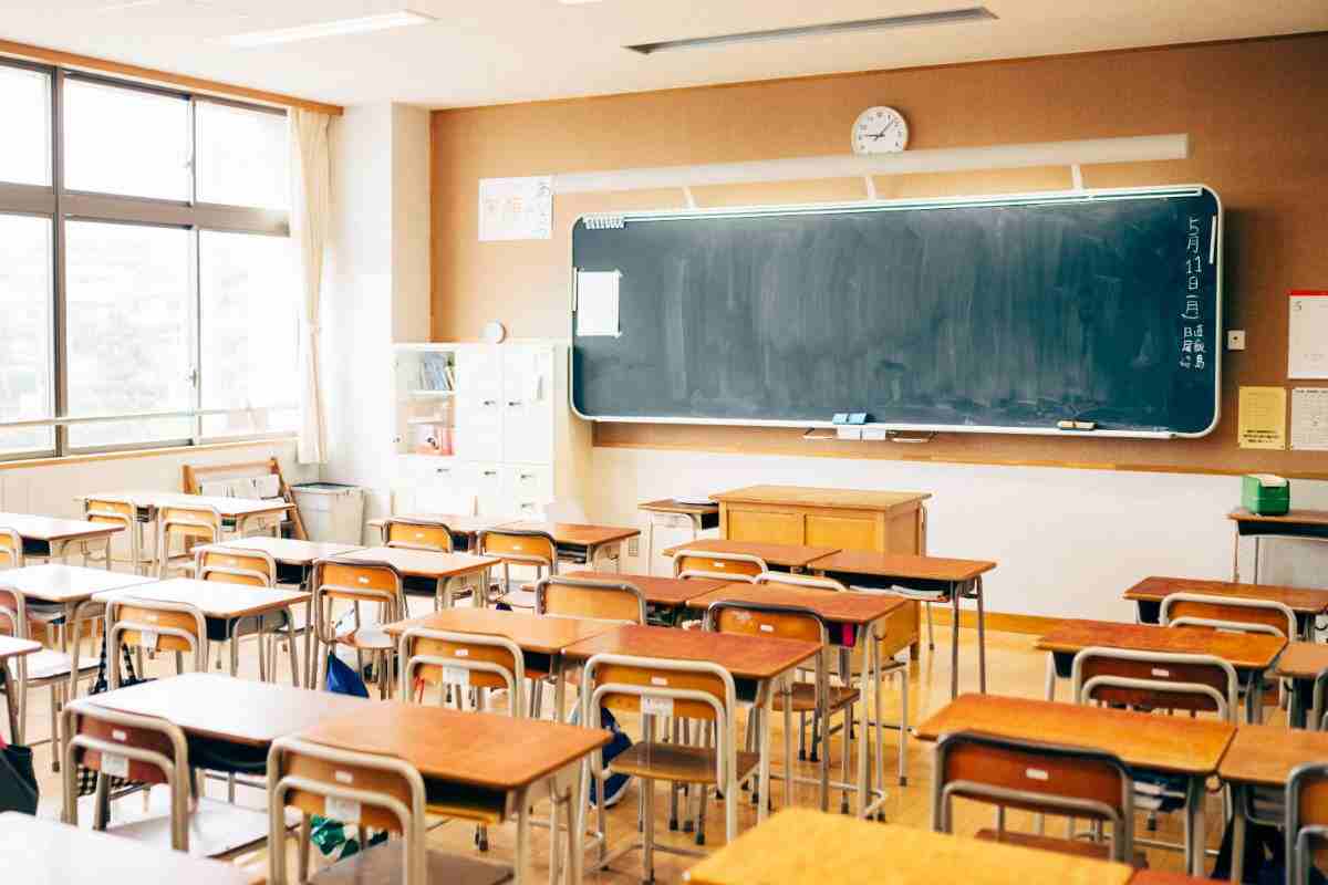 aula scolastica vuota