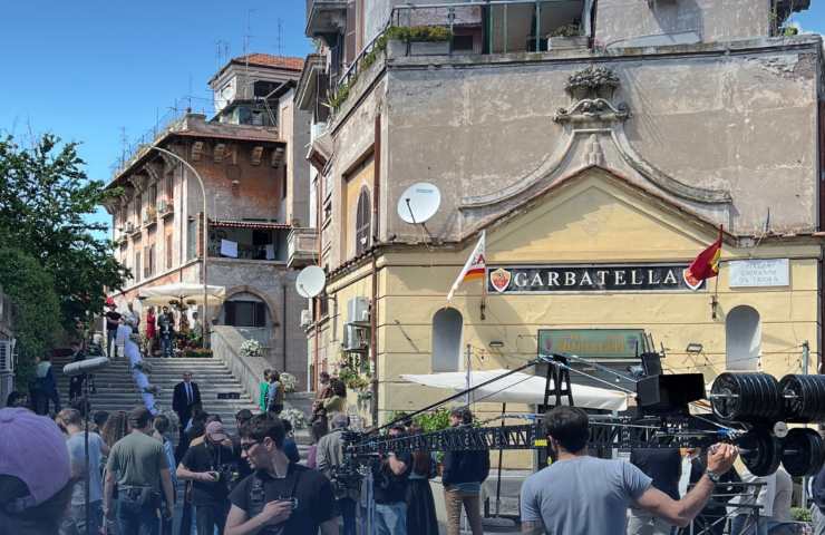 garbatella set i cesaroni